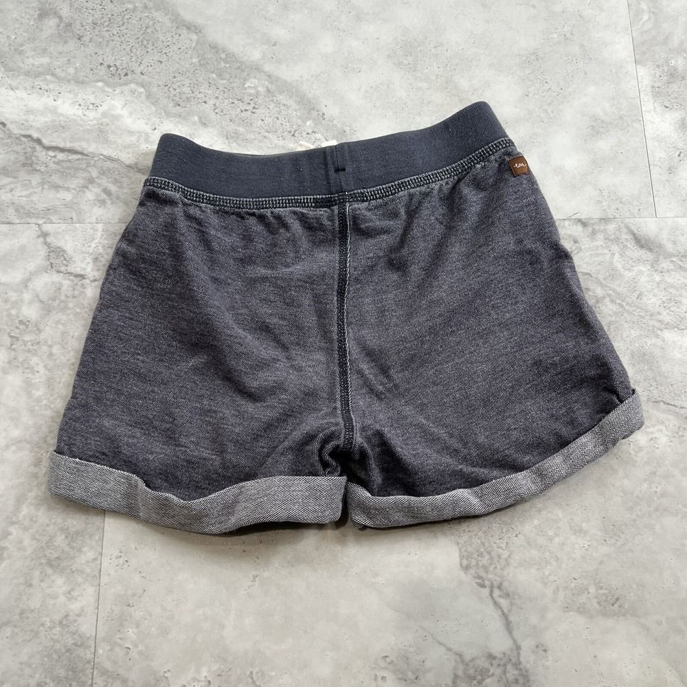 Tea Collection Girls Blue Heathered Sweat‎ Shorts Size 7 - Picture 2 of 5